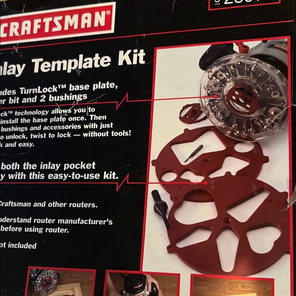 Craftsman Inlay Template Kit - Picture 7 of 9